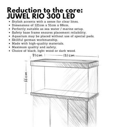 JUWEL RIO 300 Litre Aquarium with Cabinet