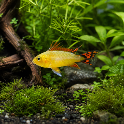 Apistogramma cacatuoides Gold Super Red 3-4cm