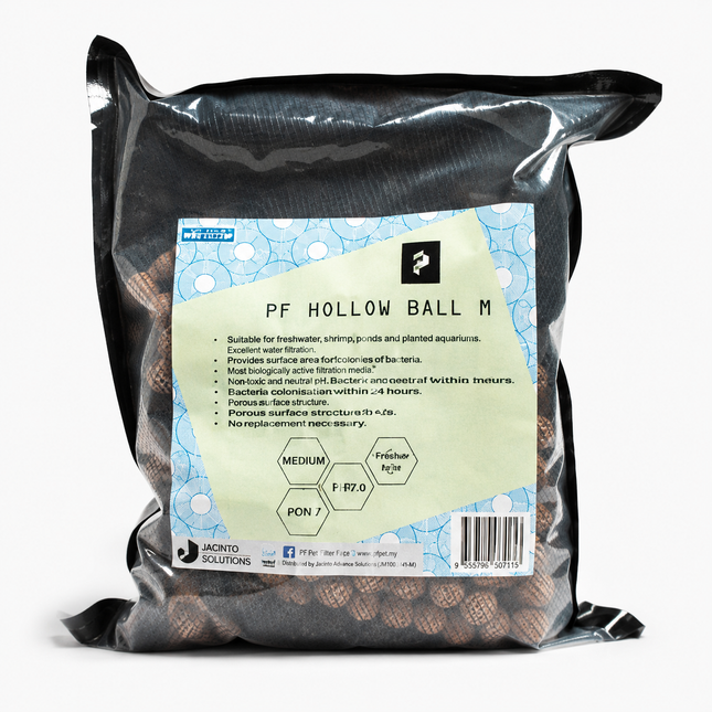 PF Hollow Balls (Medium) 1 Litre – 1.2–1.5 cm