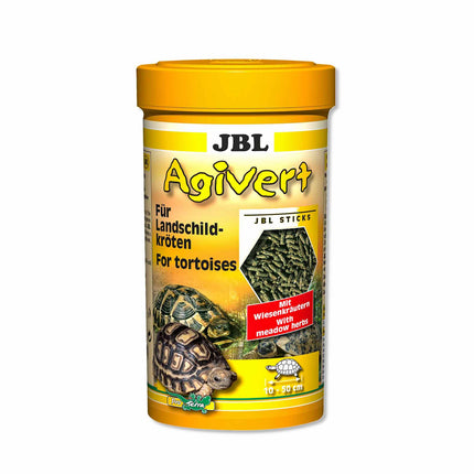 JBL Agivert 250ml Premium Vegetable-Based Turtle Food for Healthy Tortoises