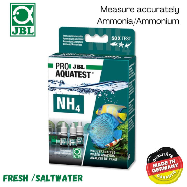 JBL ProAqua Aquarium Water Test Kit: Accurate Ammonia & Ammonium Monitoring