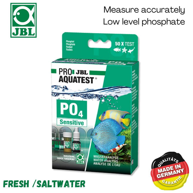 JBL ProAqua PO4 Test Kit: Accurate Phosphate Monitoring for Healthy Aquariums & Ponds
