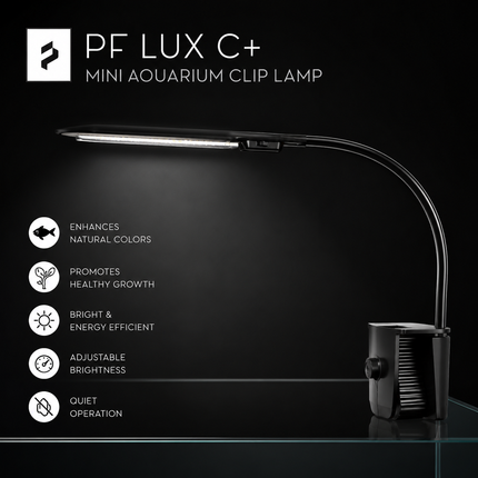 PF LUX C+ Clip-on Aquarium Lamp (For Tanks 30cm and below)