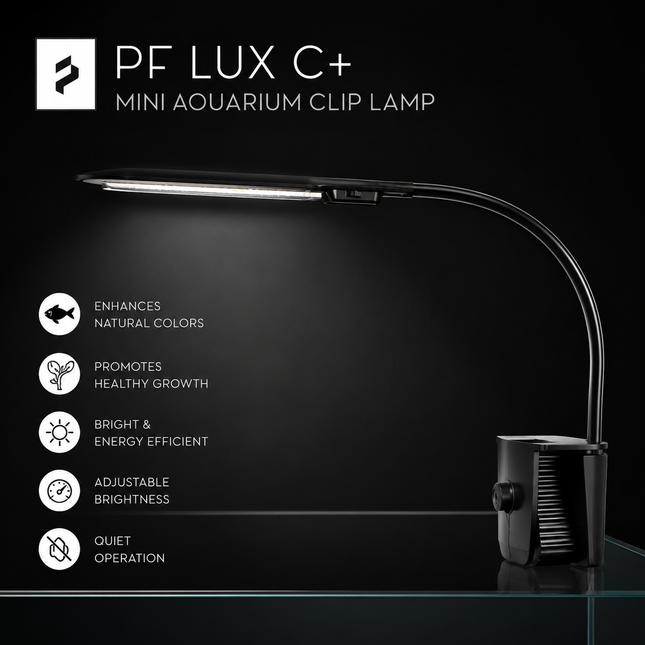 PF LUX C+ Clip-on Aquarium Lamp (For Tanks 30cm and below)