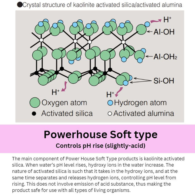 Powerhouse Filter Media: Soft Type S (prevent pH increase)