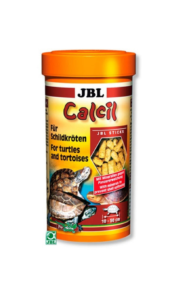 JBL Calcil Premium Turtle Tortoise Food Sticks for Healthy Shell Growth 250ml
