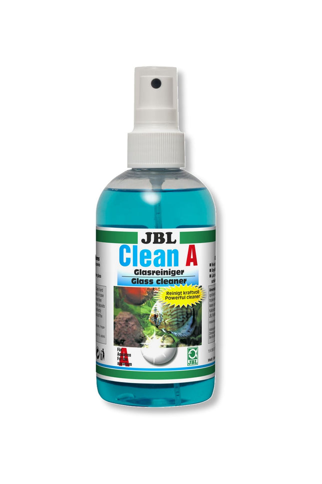 JBL Clean A: Powerful Aquarium Glass Cleaner Spray for Effortless Lime-Scale Removal