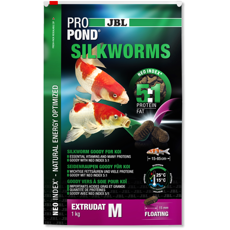 JBL ProPond Silkworms 3L Premium Floating Extrudate for Koi & Pond Fish