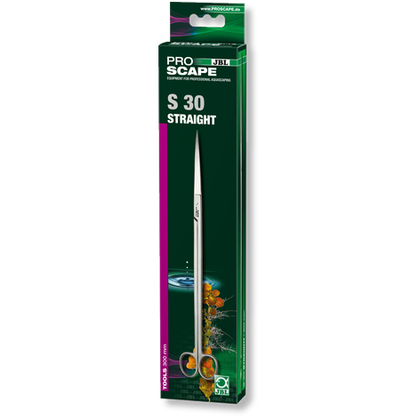 JBL ProScape 12-inch Straight Aquascaping Scissors - Stainless Steel Precision Trimmer