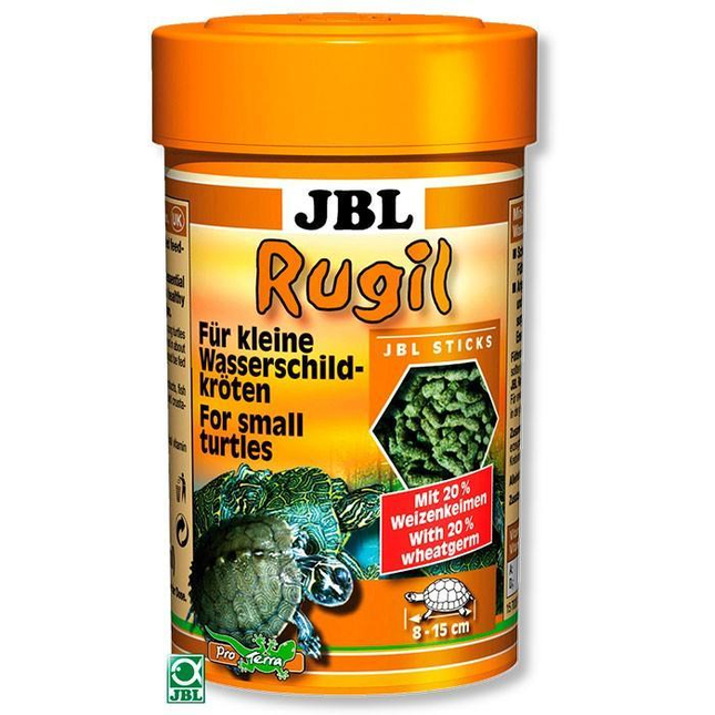 JBL Rugil 100ml Floating Turtle Pellets: Essential Nutrition for Small Turtles 3-6 Inches