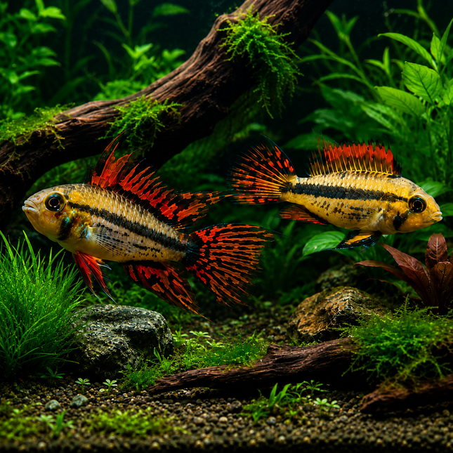 Apistogramma cacatuoides Super Red - 3-4cm