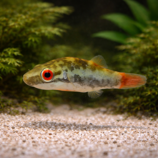 Red eyed puffer 4-6cm