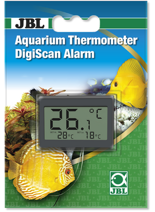 JBL Digiscan Digital Aquarium Thermometer with Alarm for Precise Water Temperature