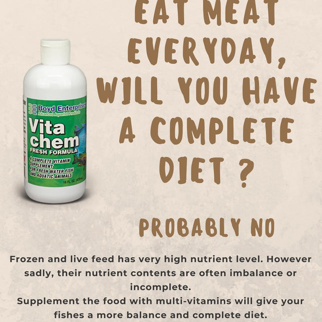 BOYD VitaChem Fresh: Concentrated Multi-Vitamin Supplement for Vibrant Aquarium Fish