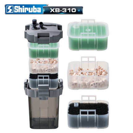 Shiruba XB310 External Aquarium Filter with UV Sterilizer & High Flow
