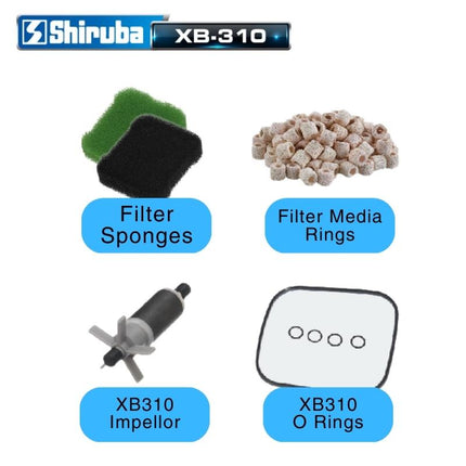 Shiruba XB310 External Aquarium Filter with UV Sterilizer & High Flow